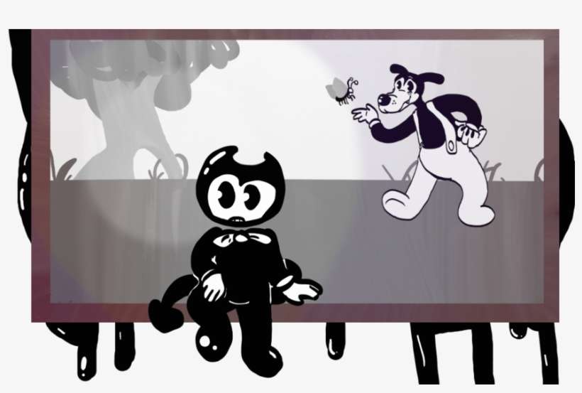Top Images For Mickey Mouse Costume Size 8 On Picsunday - Bendy And The Ink Machine Fanart, transparent png download