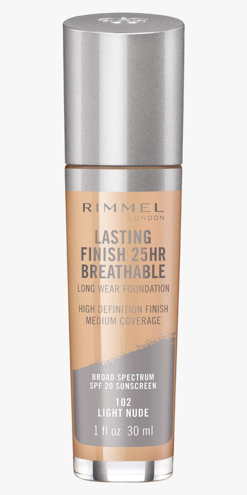 Rimmel 25 Hour Breathable Foundation, transparent png download