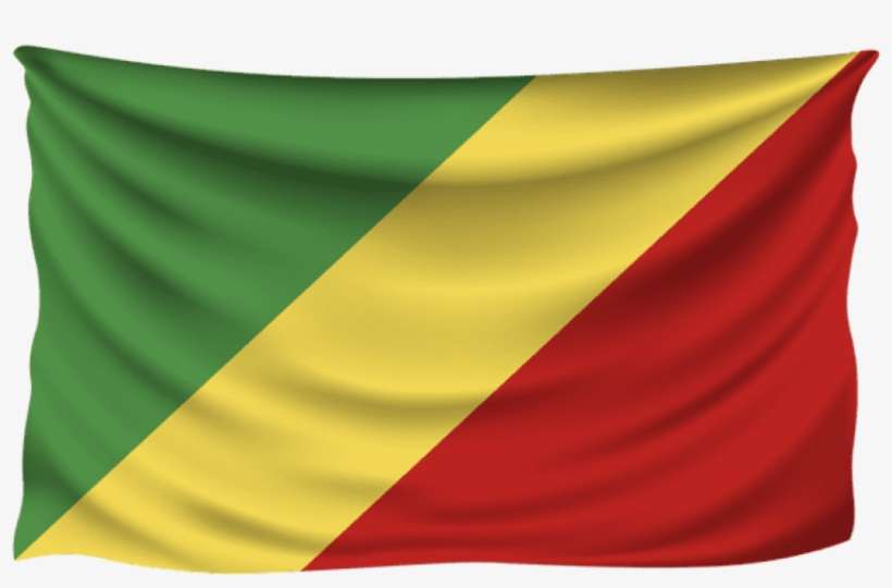 Free Png Download Republic Of The Congo Wrinkled Flag - Flag, transparent png download