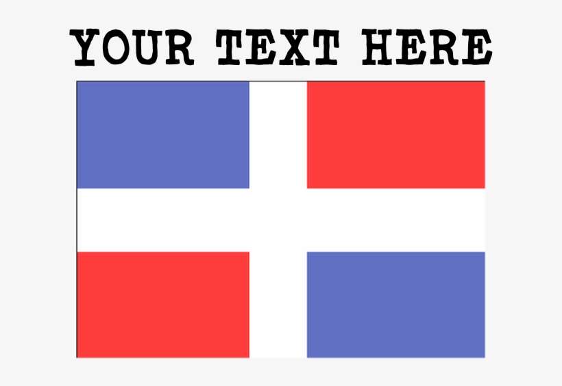 Custom Dominican Republic Flag Mugs - Flag, transparent png download