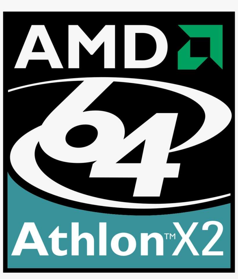 Only Amd Hackintosh Keddrcom - Amd Athlon 64 X2 Logo, transparent png download