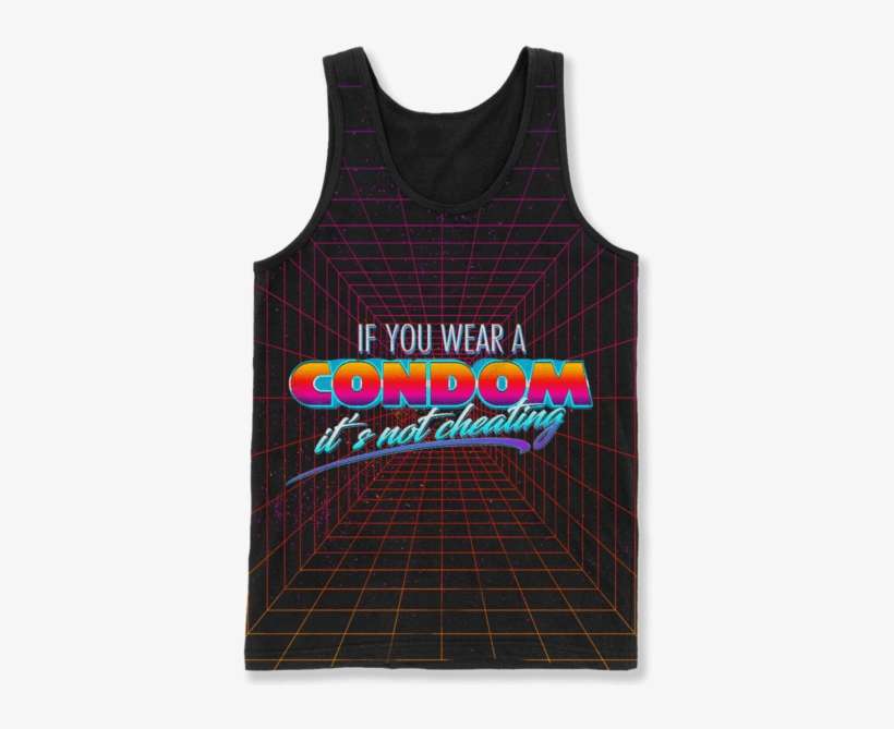 If You Wear A Condom, It's Not Cheating - Active Tank, transparent png download
