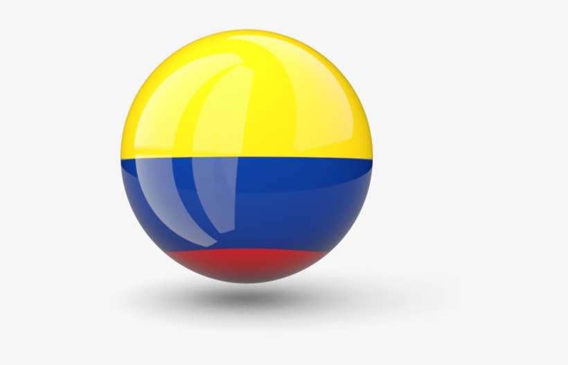 Illustration Of Flag Of Colombia - Colombia Flag Ball Png, transparent png download