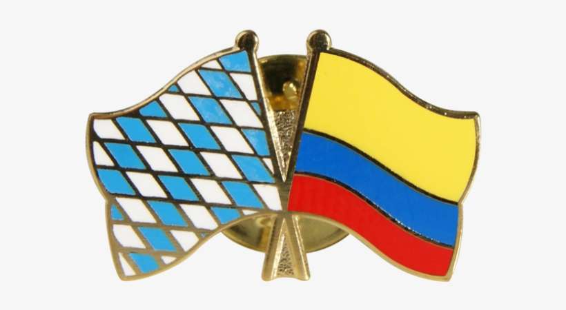 Colombia Friendship Flag Pin, Badge - Flag, transparent png download