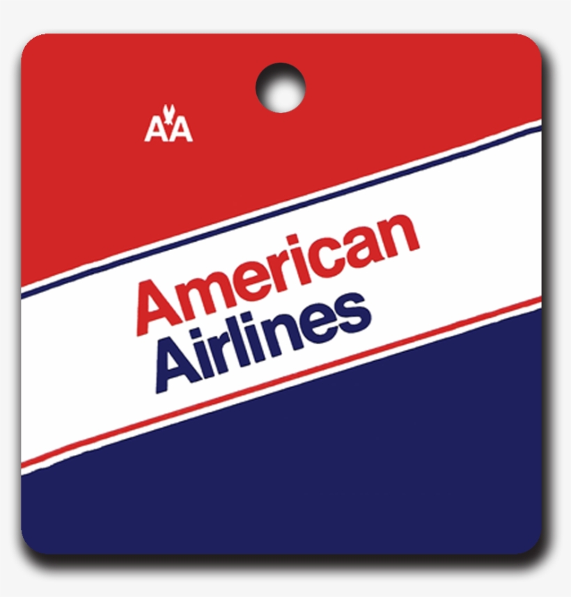 American Airlines 80's Ticket Jacket Ornaments - Graphic Design, transparent png download