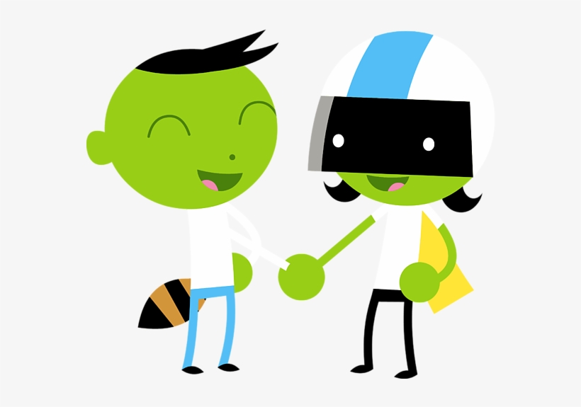 Bleed Area May Not Be Visible - Pbs Kids Handshake, transparent png download