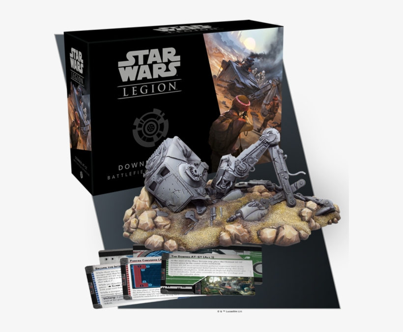Downed At St Battlefield Expansion For Star Wars Legion - Star Wars, transparent png download