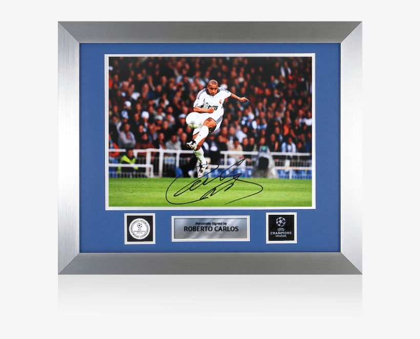 Roberto Carlos Official Uefa Champions League Signed - Uefa Champions League, transparent png download