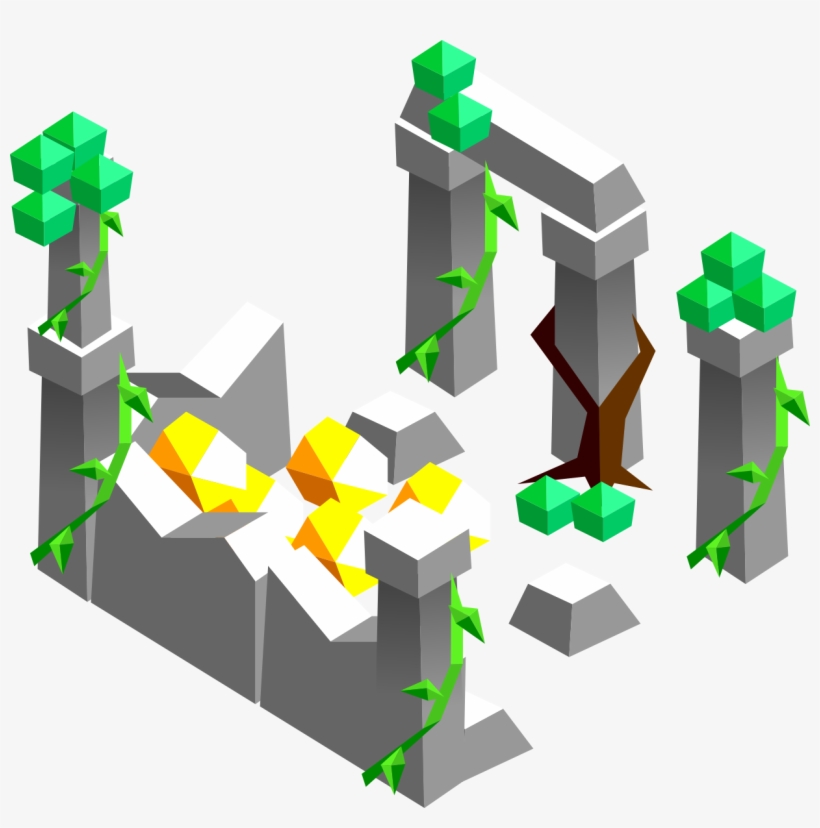 A Ruin - Tree, transparent png download