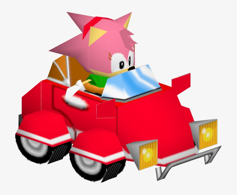 Download Zip Archive - Amy Rose Sonic R, transparent png download