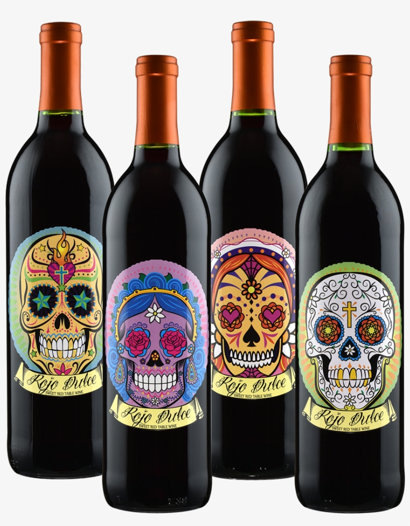 Vinos De Los Muertos - Dia De Los Muertos Wine, transparent png download