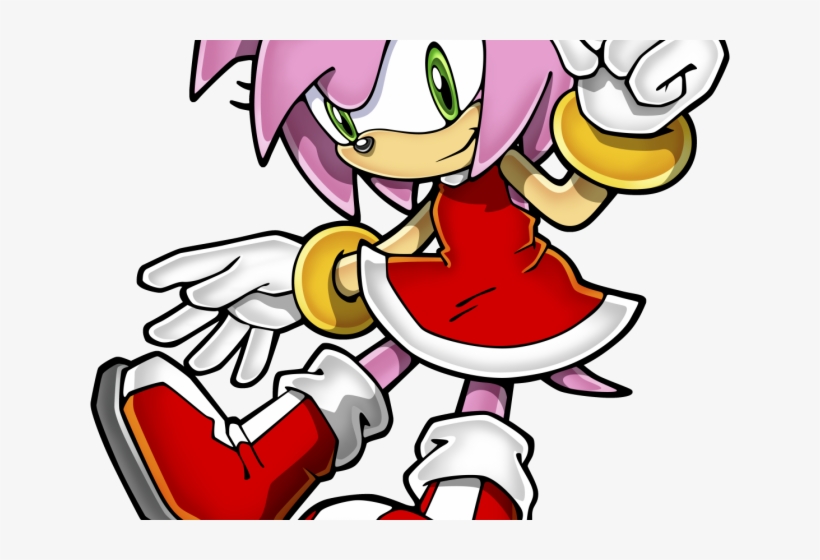 Sonic The Hedgehog Clipart Amy Rose - Amy Rose From Sonic The Hedgehog, transparent png download