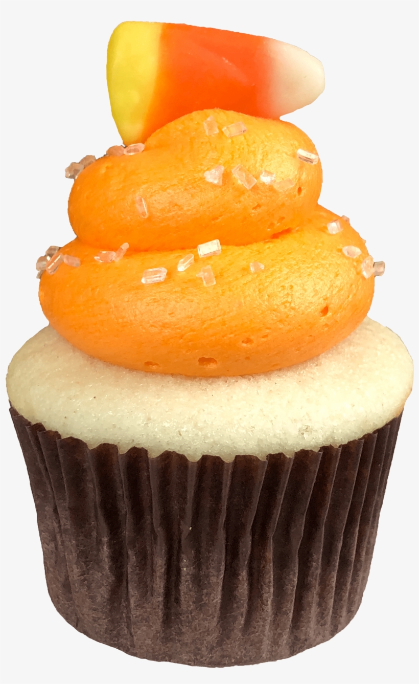 Candy Corn - Cupcake, transparent png download