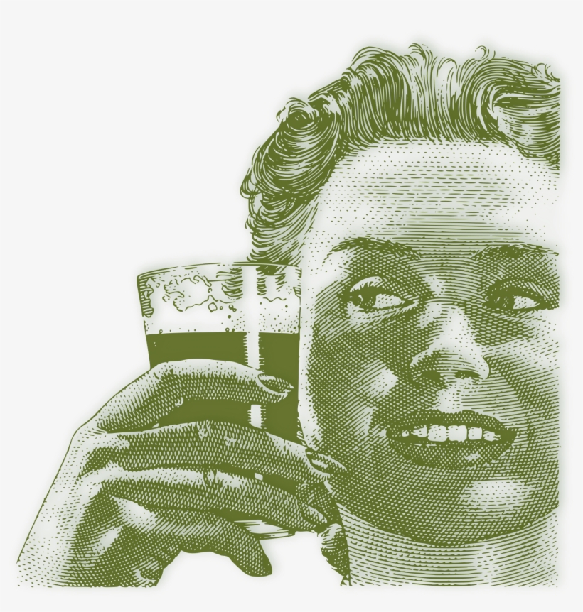 This Free Icons Png Design Of Happy Woman Drinking, transparent png download