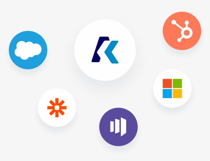 Image Of Logos From Salesforce, Zapier, Marketo, Oracle, - Circle, transparent png download