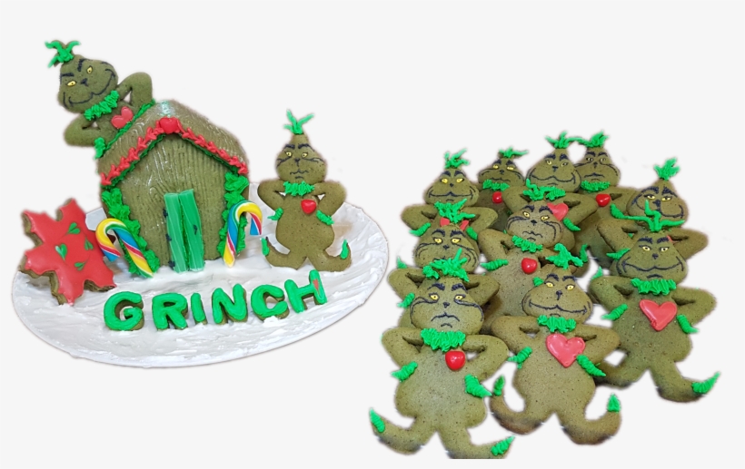 Grinch Gingerbread Men Cookies Pinn, transparent png download