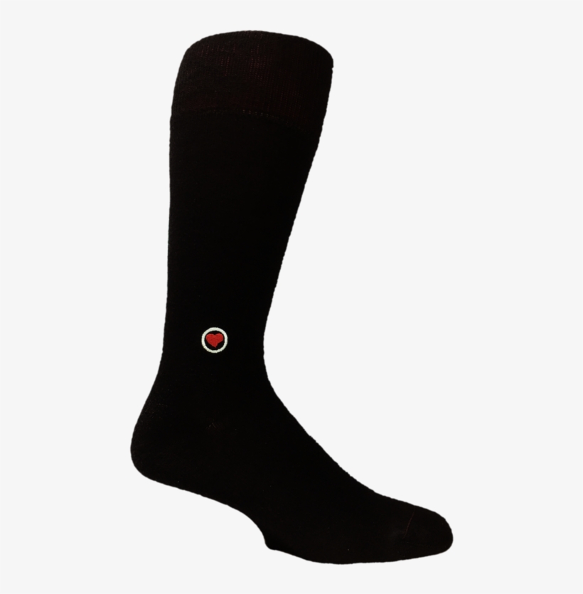 Men's Black Socks - Sock, transparent png download