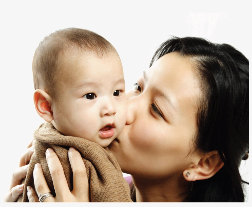 Virginia Association For Infant Mental Health Professional - Asian Mom With Baby, transparent png download