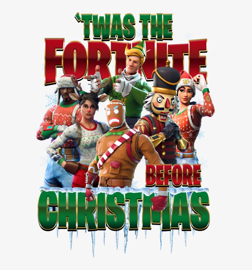 Download Twas The Fortnite Before Christmas fortnite Inspired Poster