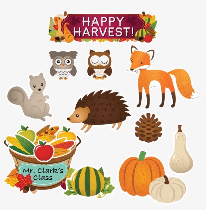 Tcr62391 Happy Harvest Mini Bulletin Board Image - Pumpkin, transparent png download