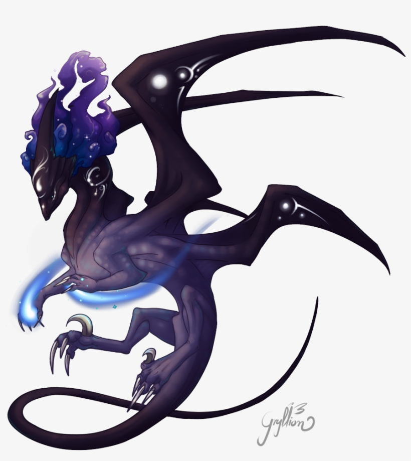 Dragon Of Void - Szkice Rysunki Łatwe Smoki, transparent png download