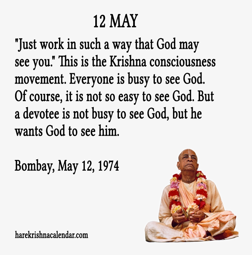 12 May - Srila Prabhupada Quotes On Women, transparent png download