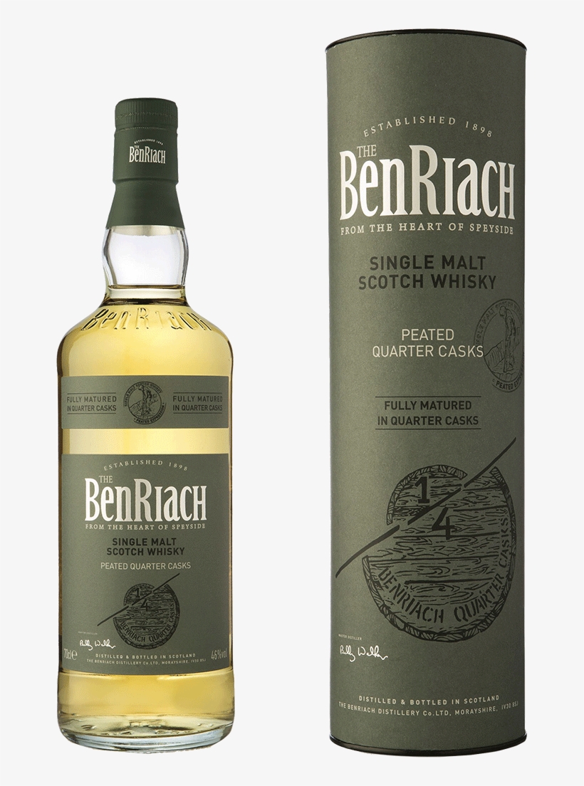 The Benriach Peated Quarter Cask Single Malt Scotch - Benriach Scotch Single Peated Malt Authenticus 21 Year, transparent png download