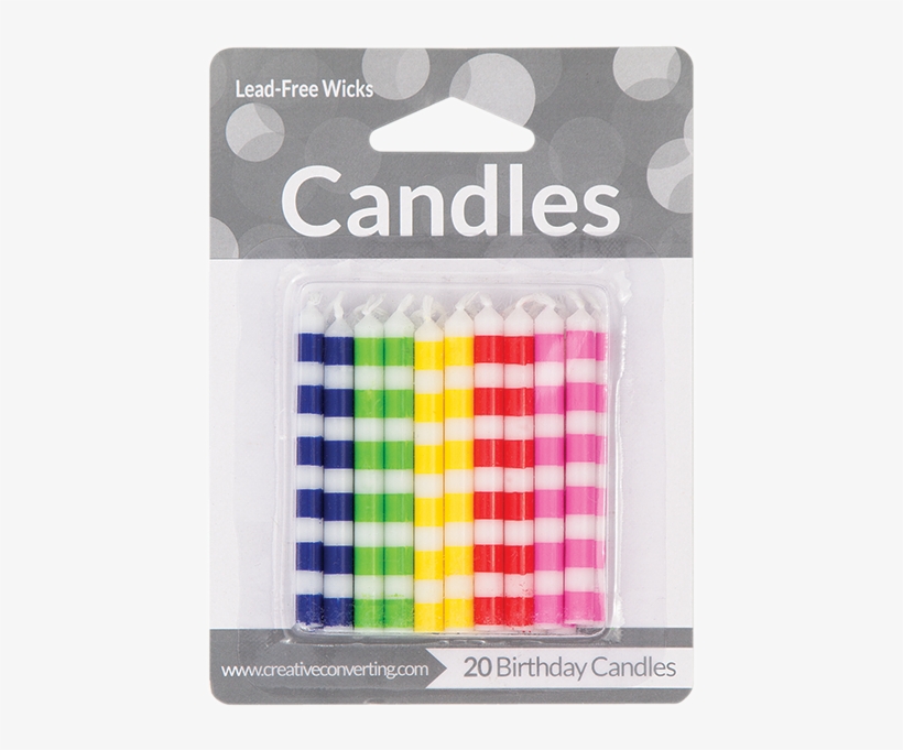 Rainbow Candles - Candle, transparent png download