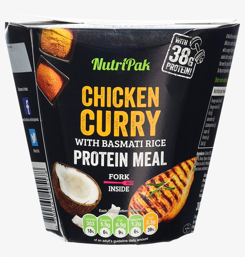 Chicken Curry With Basmati Rice Protein Meal 300 G - Protein, transparent png download