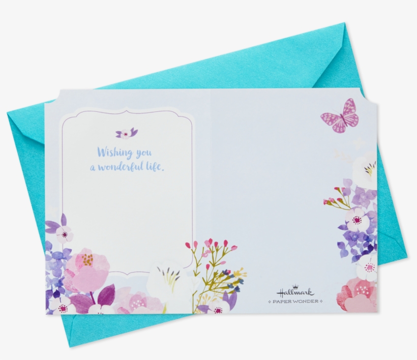 Floral Cake With Heart Pop Up Wedding Card - Art Paper, transparent png download