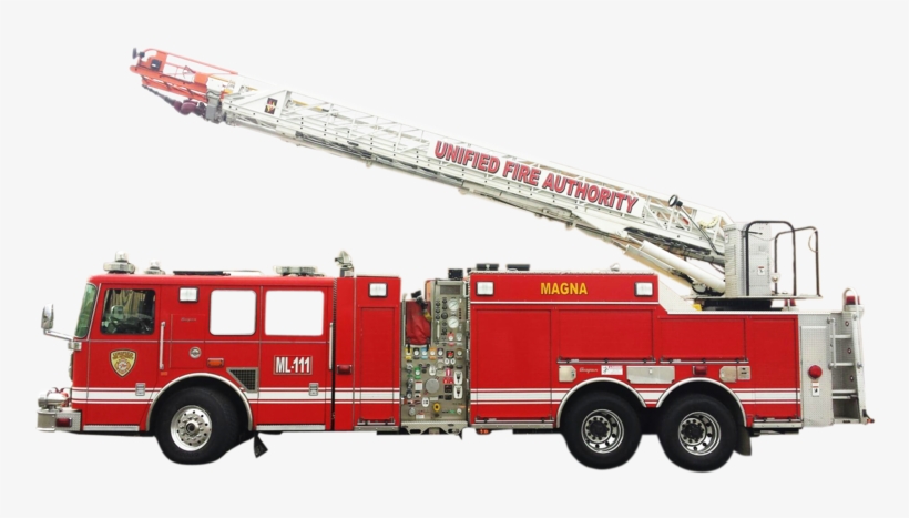 Fire Engine Png, Download Png Image With Transparent - Fire Ladder Truck Clipart, transparent png download