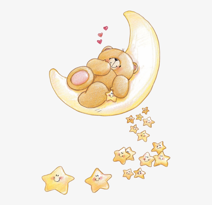 Forever Friends Tjn - Cute Teddy Bears Sleeping, transparent png download