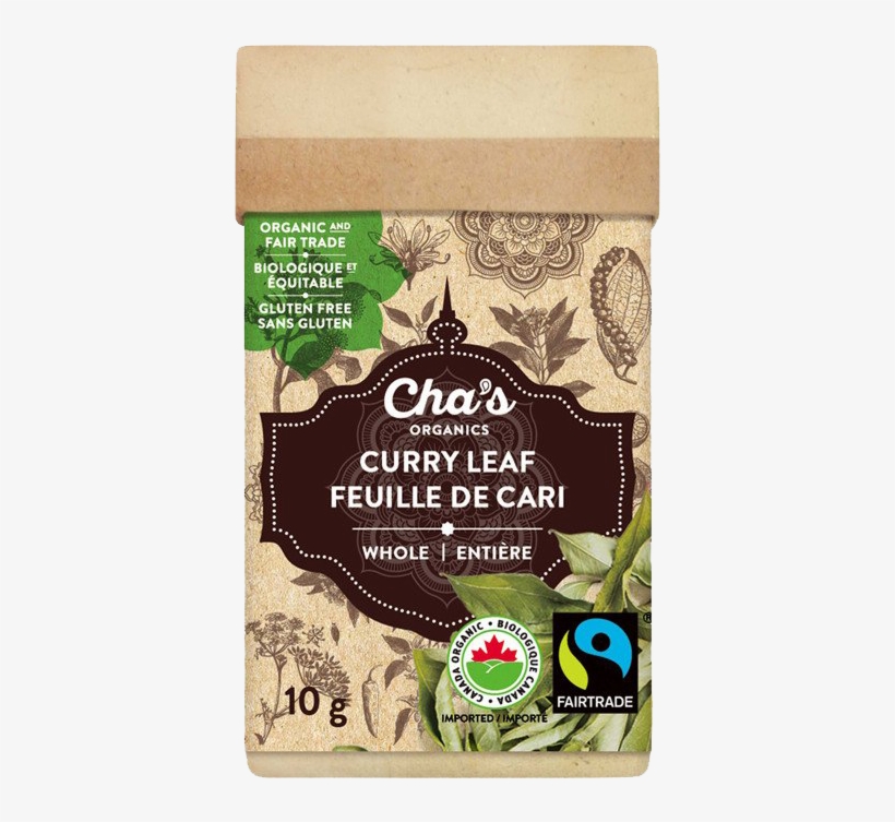 Cha's Organics Curry Leaf, Whole - Spice, transparent png download