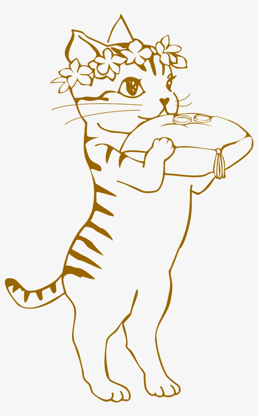 Cat Kids Wedding - Wedding, transparent png download