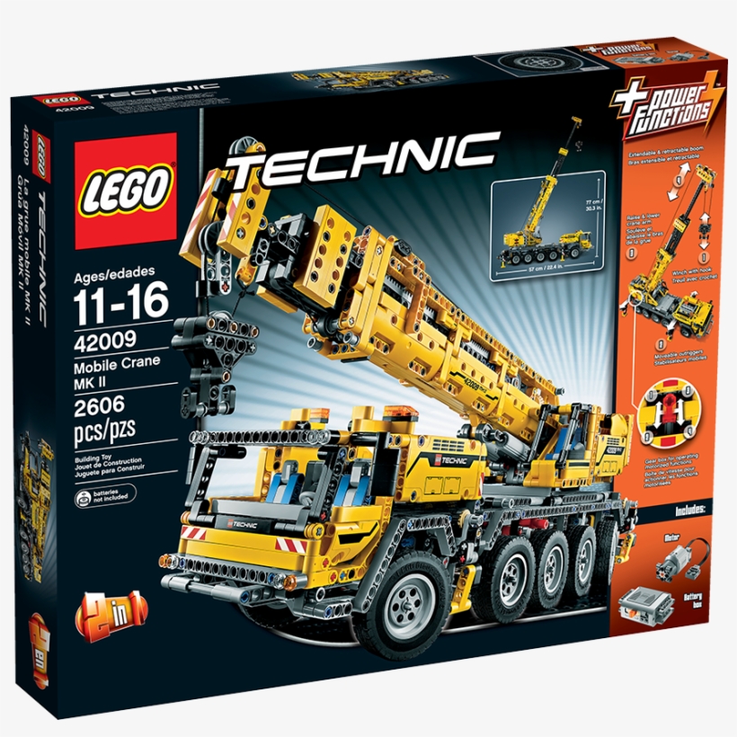 42009 Container Stacker And Truck - Lego Crane Set, transparent png download