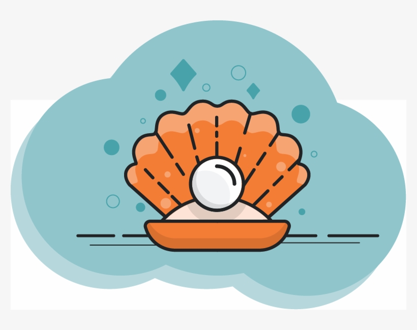 Pearl In Clam, transparent png download