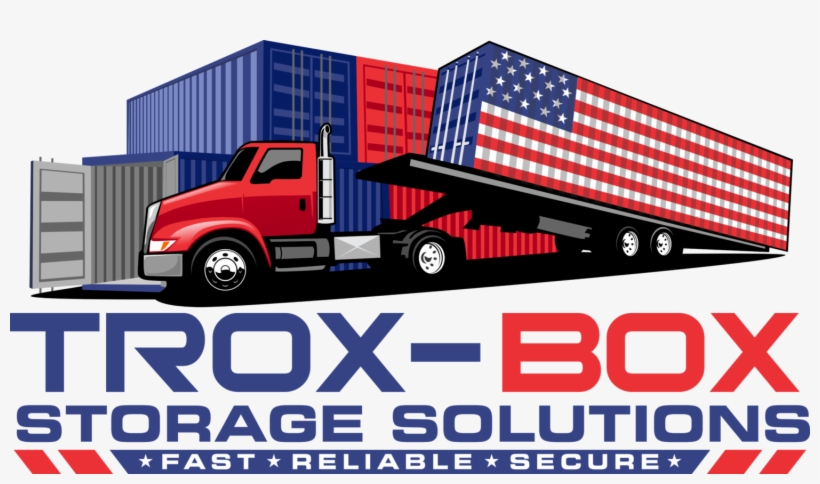 Trox-box Containers - Trailer Truck, transparent png download