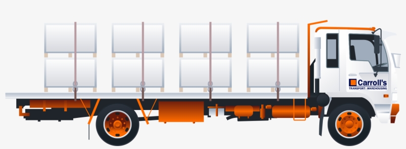 Flatdeck Trucks - Commercial Vehicle, transparent png download