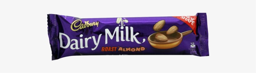 Cadbury Dairy Milk Roasted Almond 40g Local - Chocolate, transparent png download