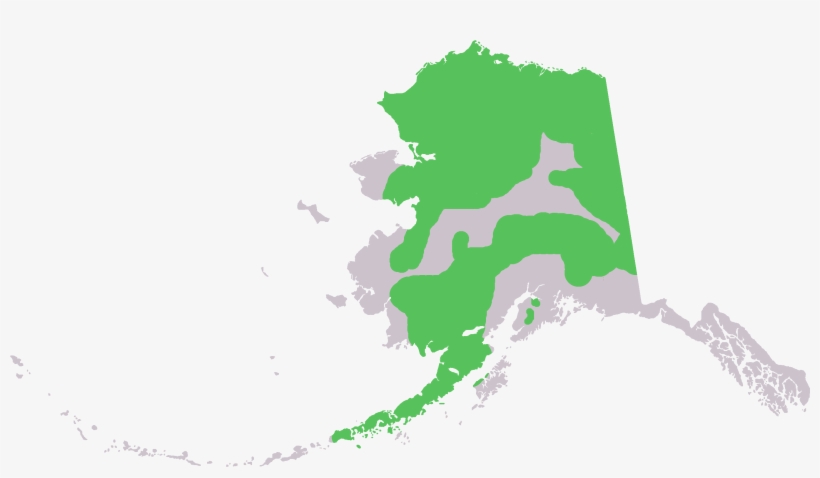 Rangifer Tarandus Range In Ak - Alaska State Senate Districts, transparent png download