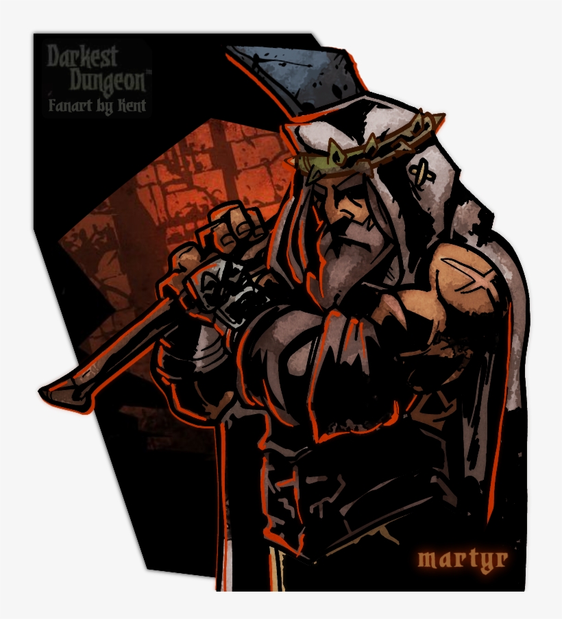 I Made A Fanart For A Custom Class On Darkest Dungeon - Darkest Dungeon Fan Made Classes, transparent png download