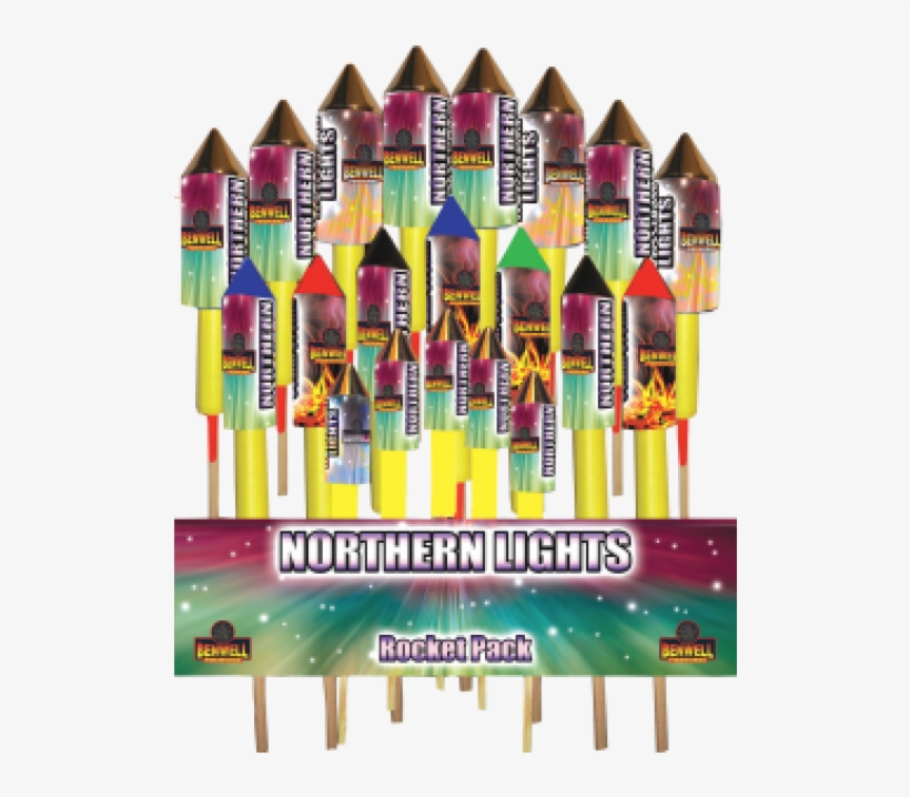 Northern Lights 20 Rocket Selection Pack - Graphic Design, transparent png download