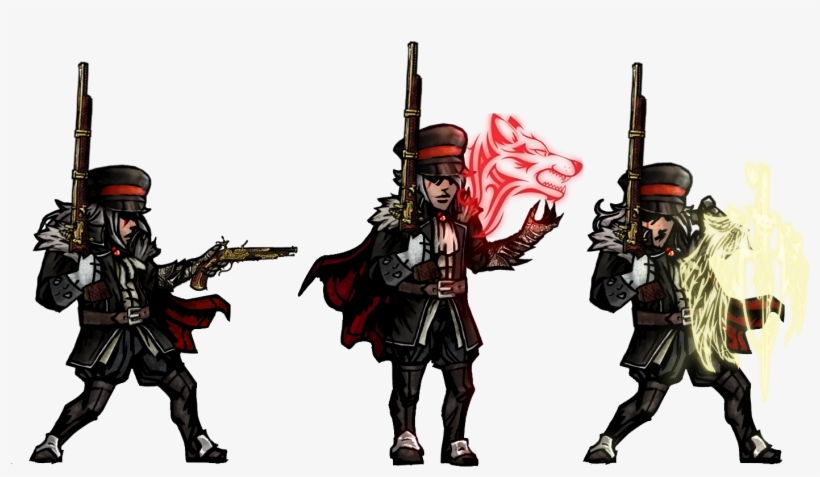 Male Musketeer Skin Sprite Poses - Darkest Dungeon Musketeer Skin, transparent png download