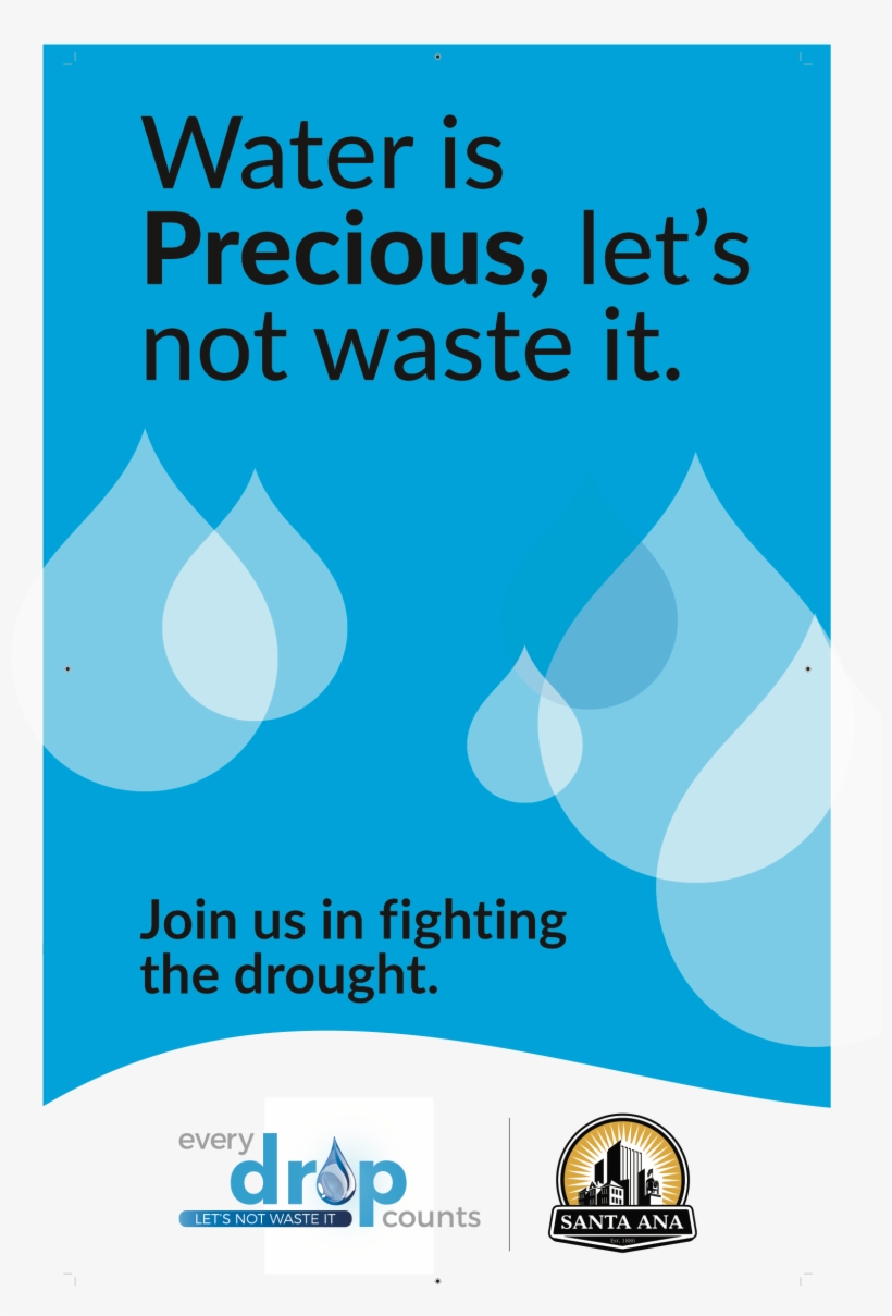 2015 Water Conservation Goal - Santa Ana, transparent png download