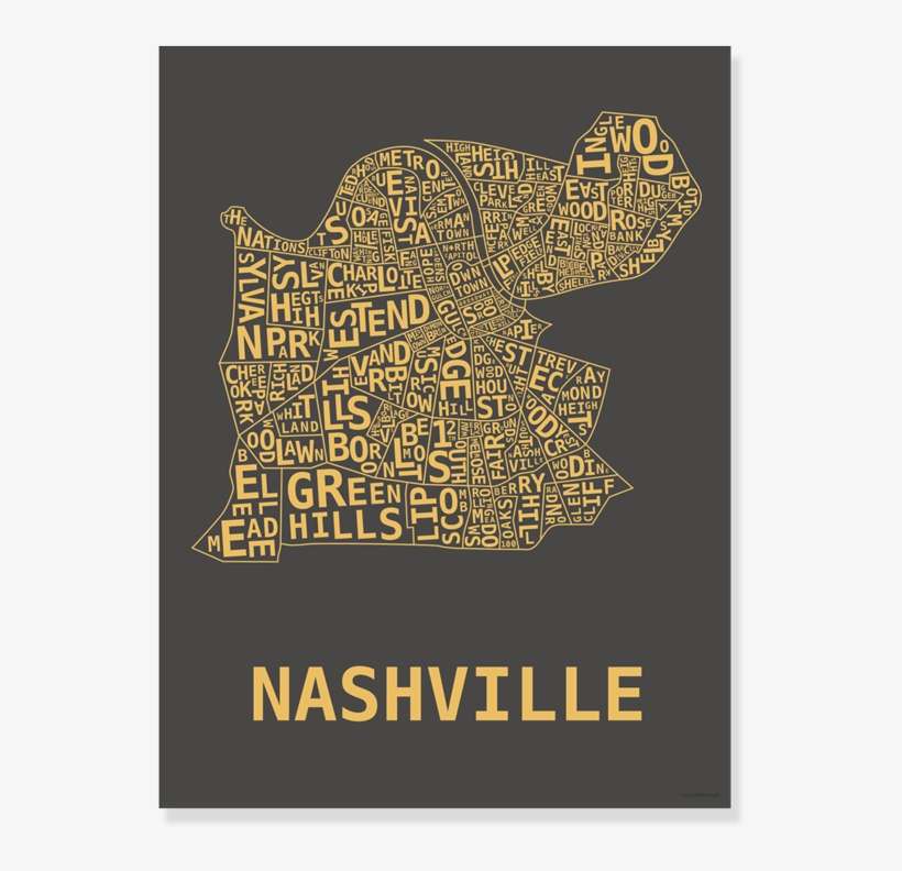 Nashville Hood Print - Poster, transparent png download