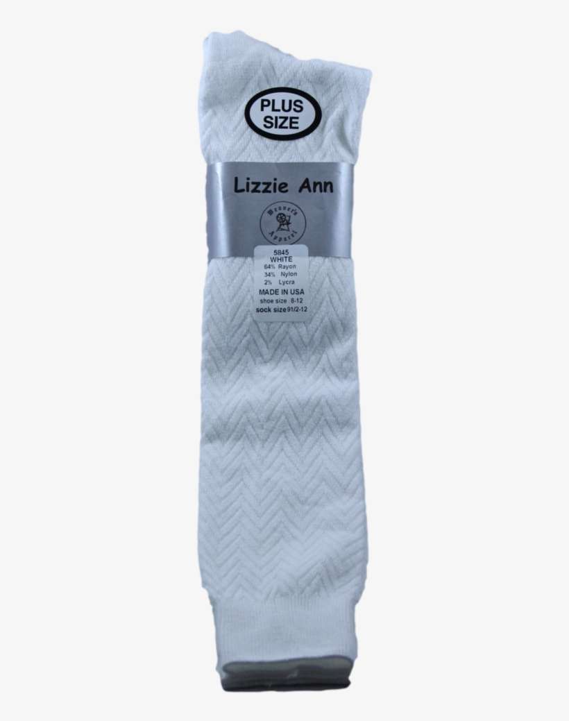 Lizzie Ann Women's Rayon Chevron Pattern Knee-high, - Sock, transparent png download