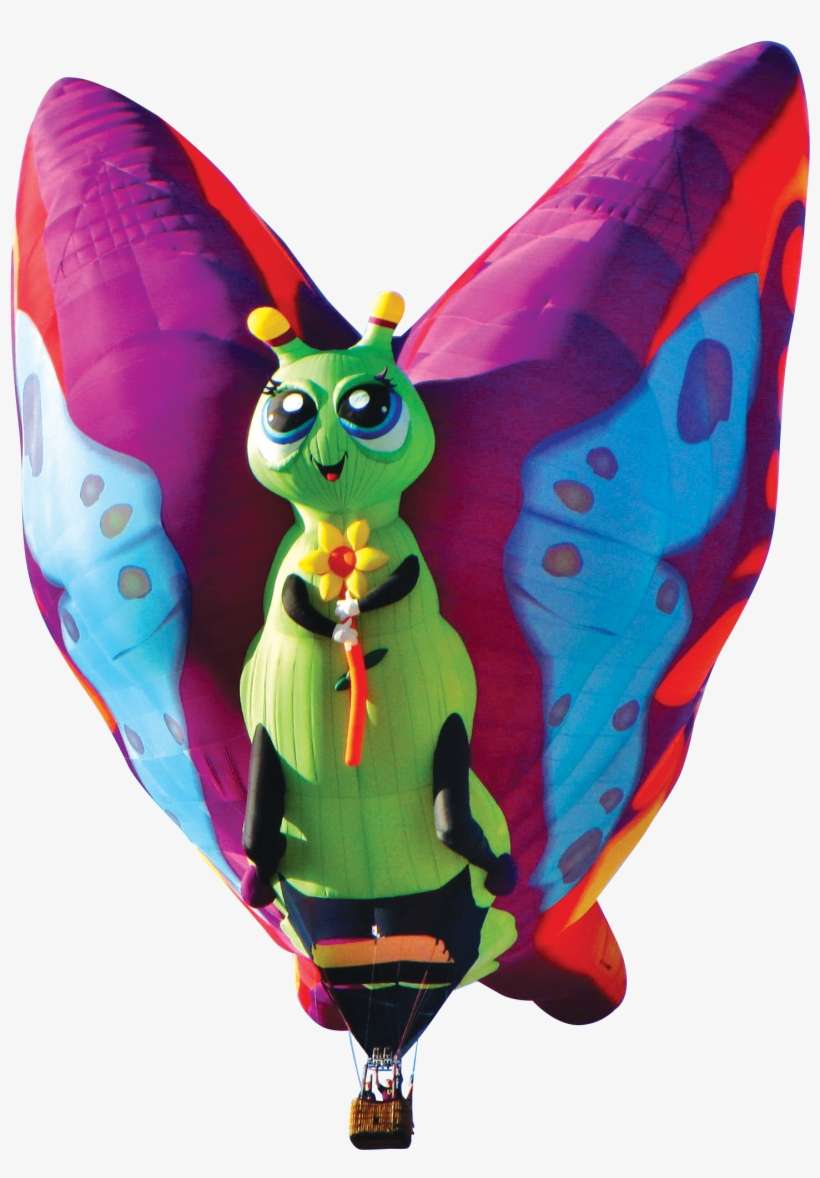 Betty Jean Butterfly - Hot Air Balloon, transparent png download