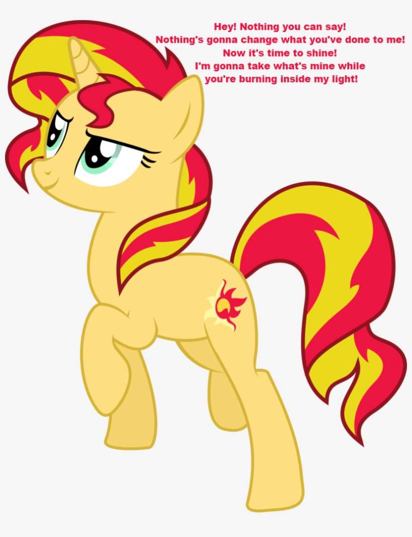 Burn In My Light, Mercy Drive, Pony, Randy Orton, Safe, - Fanart Sunset Shimmer Pony, transparent png download
