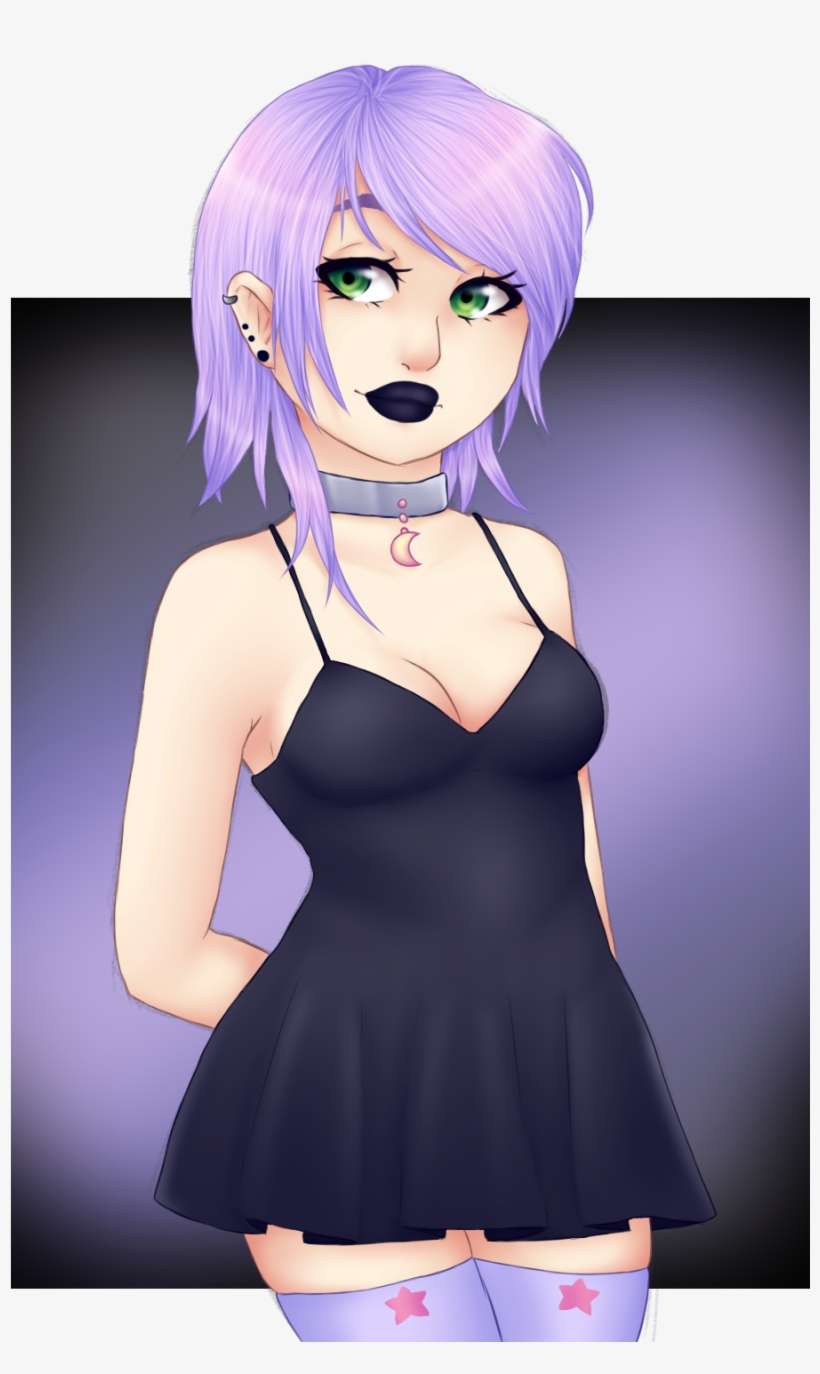 Pastel Goth - Anime, transparent png download