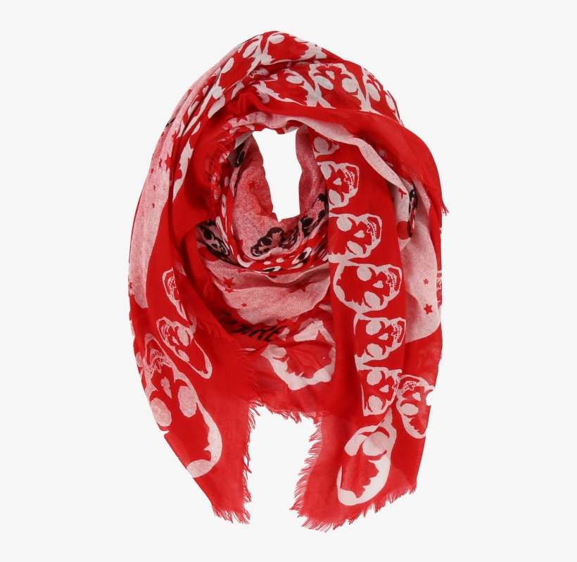 Zadig & Voltaire Kids Foulard Skull - Stole, transparent png download